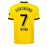 Billiga Borussia Dortmund Giovanni Reyna #7 Hemma fotbollskläder 2023-24 Kortärmad